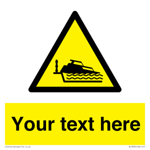 Custom warning grounding cruiser on lock cill